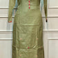 Olive Blossom Embroidered Chanderi Suit Set (L)