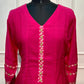 Pink Designer Anarkali Suit Set (L, XL, XXL)
