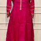 Pink Designer Anarkali Suit Set (L, XL, XXL)