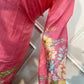 Rosé Garden Tussar Suit Set (XXL)
