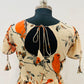 Rust Bird Cotton Kalamkari Dress (RT1145)