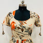 Rust Bird Cotton Kalamkari Dress (RT1145)