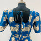 Royal Indigo Kalamkari Cotton Dress (RT1144)