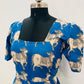 Royal Indigo Kalamkari Cotton Dress (RT1144)