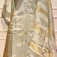 Moonlit Pearl Embroidered Tissue A-Line Set (RT1149)