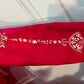 Crimson Royale Mull Chanderi Embroidered Anarkali Suit Set (RT1150)