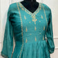 Skyline Bloom Premium Mull Chanderi A-Line Suit Set (RT1166)