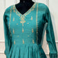 Skyline Bloom Premium Mull Chanderi A-Line Suit Set (RT1166)