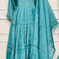 Skyline Bloom Premium Mull Chanderi A-Line Suit Set (RT1166)