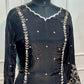 Classic Black Sparkle Premium HO A-Line Suit Set (RT1179)