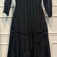 Black Majesty Premium Mull Chanderi A-Line Suit Set (RT1183)