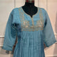 Blue Breeze Premium Mull Chanderi A-Line Suit Set (RT1184)