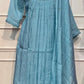 Blue Breeze Premium Mull Chanderi A-Line Suit Set (RT1184)