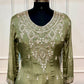 Sage Elegance Premium Chinon Embroidered Anarkali Suit Set (RT1191)