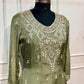 Sage Elegance Premium Chinon Embroidered Anarkali Suit Set (RT1191)