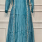 Misty Horizon Premium Mull Chanderi Embroidered Suit Set (RT1196)