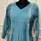 Misty Horizon Premium Mull Chanderi Embroidered Suit Set (RT1196)