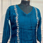 Ocean Crest Premium Mull Chanderi Embroidered Suit Set (RT1194)
