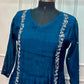 Ocean Crest Premium Mull Chanderi Embroidered Suit Set (RT1194)