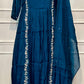 Ocean Crest Premium Mull Chanderi Embroidered Suit Set (RT1194)