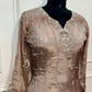 Sandstone Glow Premium Chinon Anarkali Suit Set (RT1199)