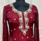 Ruby Vine Chinon Embroidered Anarkali Set (RT1209)