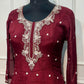 Ruby Vine Chinon Embroidered Anarkali Set (RT1209)