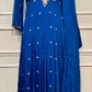 Blue Symphony Chinon Embroidered Anarkali Set (RT1208)