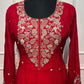 Crimson Grace Premium Chinon Anarkali Suit Set (RT1210)