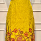 Sunshine Bloom Butter Crepe Cape Suit Set (RT1215)
