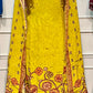 Sunshine Bloom Butter Crepe Cape Suit Set (RT1215)