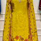 Sunshine Bloom Butter Crepe Cape Suit Set (RT1215)