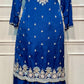 Royal Sapphire Premium Chinon Sharara Suit Set (RT1218)