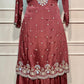 Vintage Wine Premium Chinon Sharara Suit Set (RT1219)