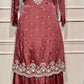 Vintage Wine Premium Chinon Sharara Suit Set (RT1219)