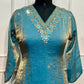Sky Mist Jimmy Choo Shimmer Embroidered 3 Piece Suit Set (RT1223)