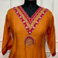 Saffron Royale Banaras Mull Chanderi Embroidered 3 Piece Suit Set (RT1229)