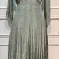 Silver Sage Chinon Embroidered Anarkali Suit Set (RT1230)