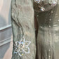 Silver Sage Chinon Embroidered Anarkali Suit Set (RT1230)