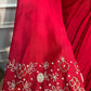 Ruby Royale Mull Chanderi Embroidered Anarkali Suit Set (RT1234)