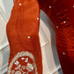 Rust Imperial Chinon Embroidered Anarkali Suit Set (RT1239)