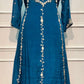 Royal Sapphire Chinon Embroidered Anarkali Suit Set (RT1247)