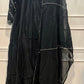 Midnight Noir Mull Chanderi Embroidered Anarkali Set (RT1244)