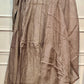 Mocha Mist Mull Chanderi Embroidered Anarkali Set (RT1245)