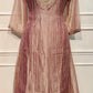 Blush Rose Salsa Embroidered A-Line Suit Set (RT1253)
