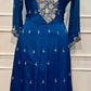 Regal Sapphire Chinon Embroidered Anarkali Suit Set (RT1252)