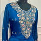 Regal Sapphire Chinon Embroidered Anarkali Suit Set (RT1252)