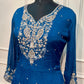Royal Amethyst Chinon Embroidered Anarkali Suit Set (RT1249)
