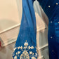 Royal Amethyst Chinon Embroidered Anarkali Suit Set (RT1249)