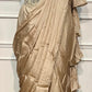 Champagne Georgette One Minute Ready-to-Wear Saree (RT1276)